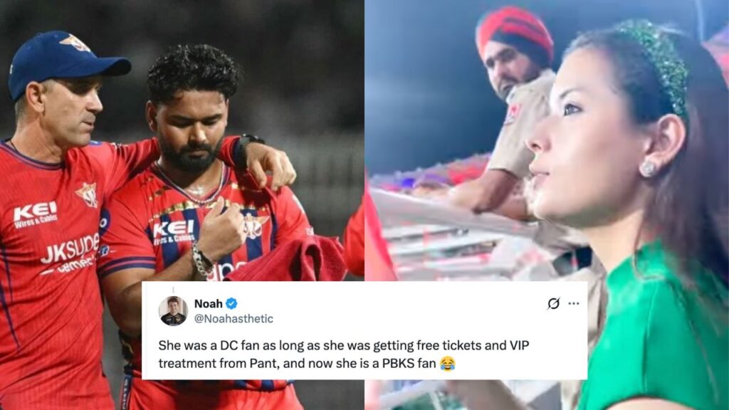 Isha Negi Sparks Outrage: Supports PBKS Over Rishabh Pant’s LSG Amid Breakup Rumors