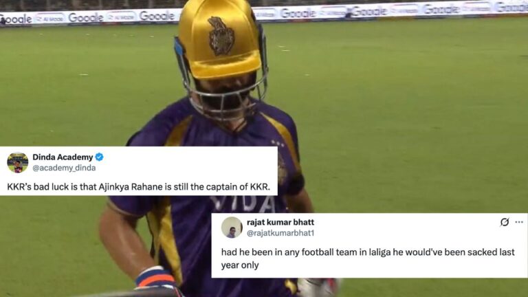 KKR Fans Call for Ajinkya Rahane's Exit After Sluggish IPL 2026 Display 2 1778943634033 Ajinkya Rahane mocked by KKR fans in IPL 2026