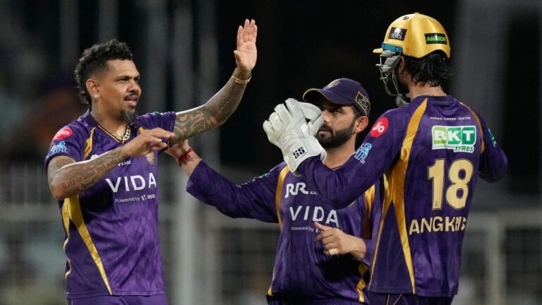 KKR IPL 2026 Playoff Chances After GT Win: Road Ahead Explained 2 1778956532855 sunilnarinekkr