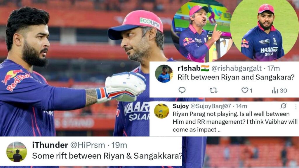 Riyan Parag Absent for RR vs LSG: Fans Speculate Rift Amid IPL 2026 Drama