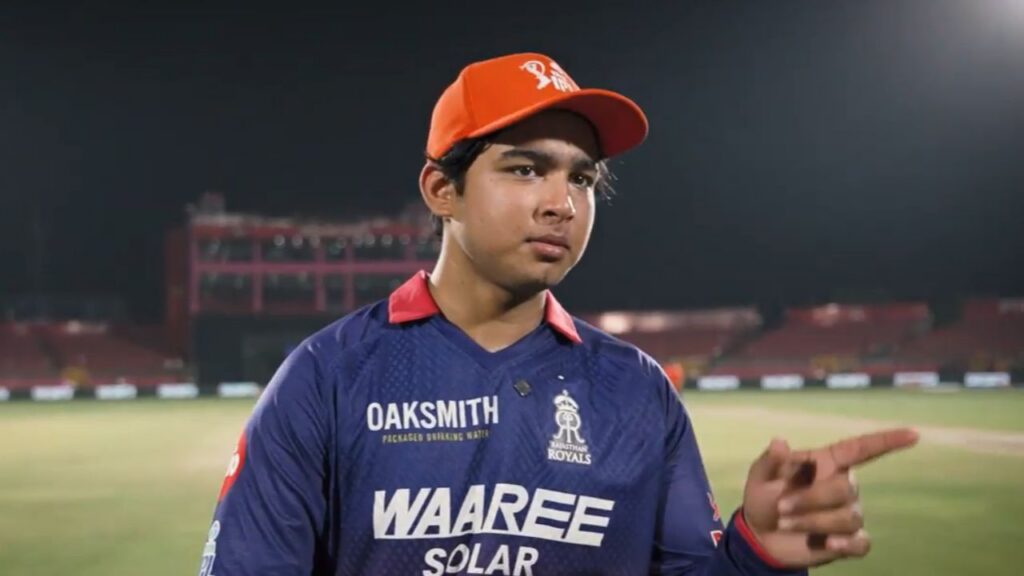 Vaibhav Sooryavanshi Shines: Legend Justin Langer Seeks Photo with RR Star