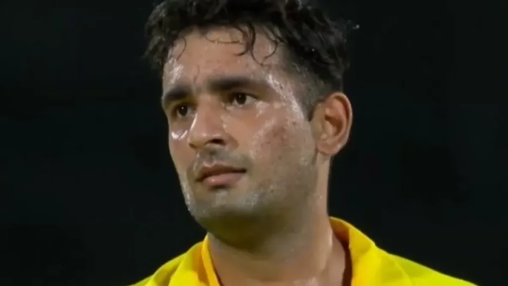 Anshul Kamboj Scripts Unwanted IPL History: First Bowler Hit for Four Sixes Twice in a Match