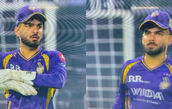 kartik tyagi fumes as tejasvi dahiya drops a sitter of abishek porel in kkr vs dc clash