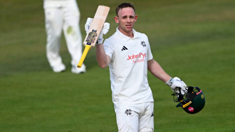 Haynes hundred powers Nottinghamshire towards three-day win 6 415485.6