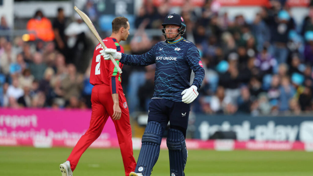 Bairstow leads charge as Yorkshire hand out Roses hammering in Vitality Blast